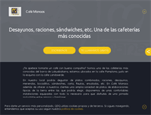 Tablet Screenshot of cafemanaosvitoria.com